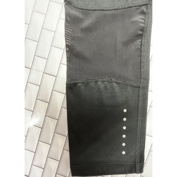 Set of 2 Nike Running Cropped Legging Womens XS Nylon Stretch Black - Picture 15 of 16